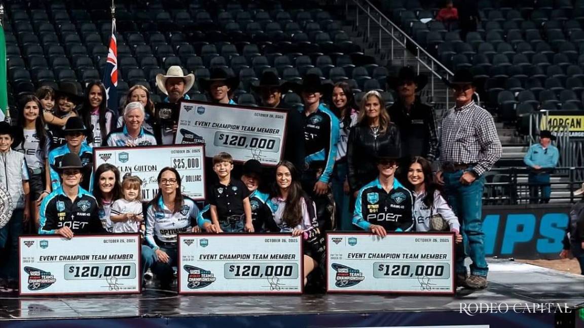 Carolina Cowboys, son campeones de equipos en PBR Carolina Cowboys, son campeones de equipos en PBR