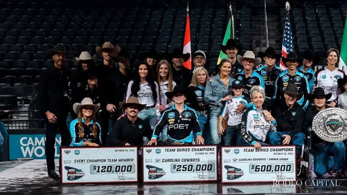 Carolina Cowboys, son campeones de equipos en PBR Carolina Cowboys, son campeones de equipos en PBR
