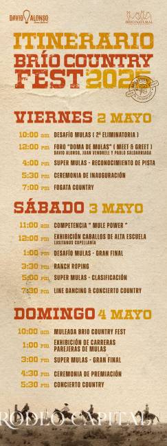 ¿Ya estás listo para el Brío Country Fest? Aquí está lo que tienes que saber de este gran evento $!¿Ya estás listo para el Brío Country Fest? Aquí está lo que tienes que saber de este gran evento