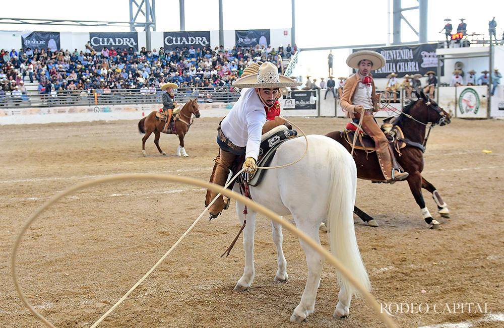 $!“Chiringas” tiene una dura prueba ante Enrique Jiménez, tres veces campeón, en el Nacional Charro 2025. FOTO: CORTESÍA