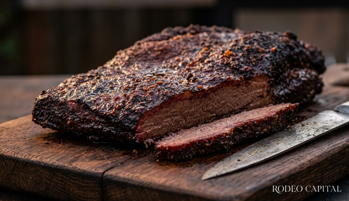 $!El “bark” o la costra oscura que se forma tras un proceso lento de ahumado.