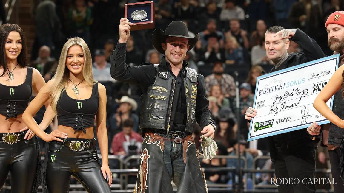 Sage Steele Kimzey conquista Nueva York y sube al tercer puesto de la clasificación del PBR