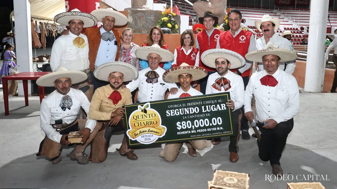 Hacienda de Guadalupe gana el Quinto Campeonato Nacional Charro