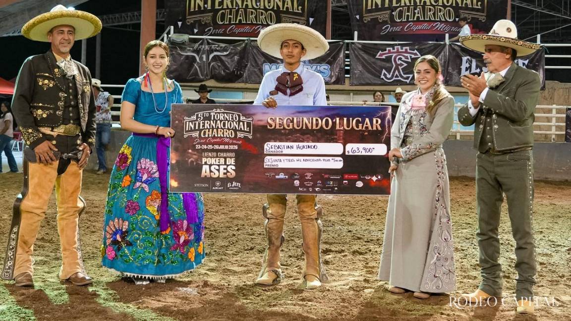 Rinconada de Frontera es subcampeón en Torneo Internacional Charro en Zacatecas