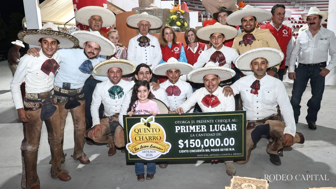 Hacienda de Guadalupe gana el Quinto Campeonato Nacional Charro