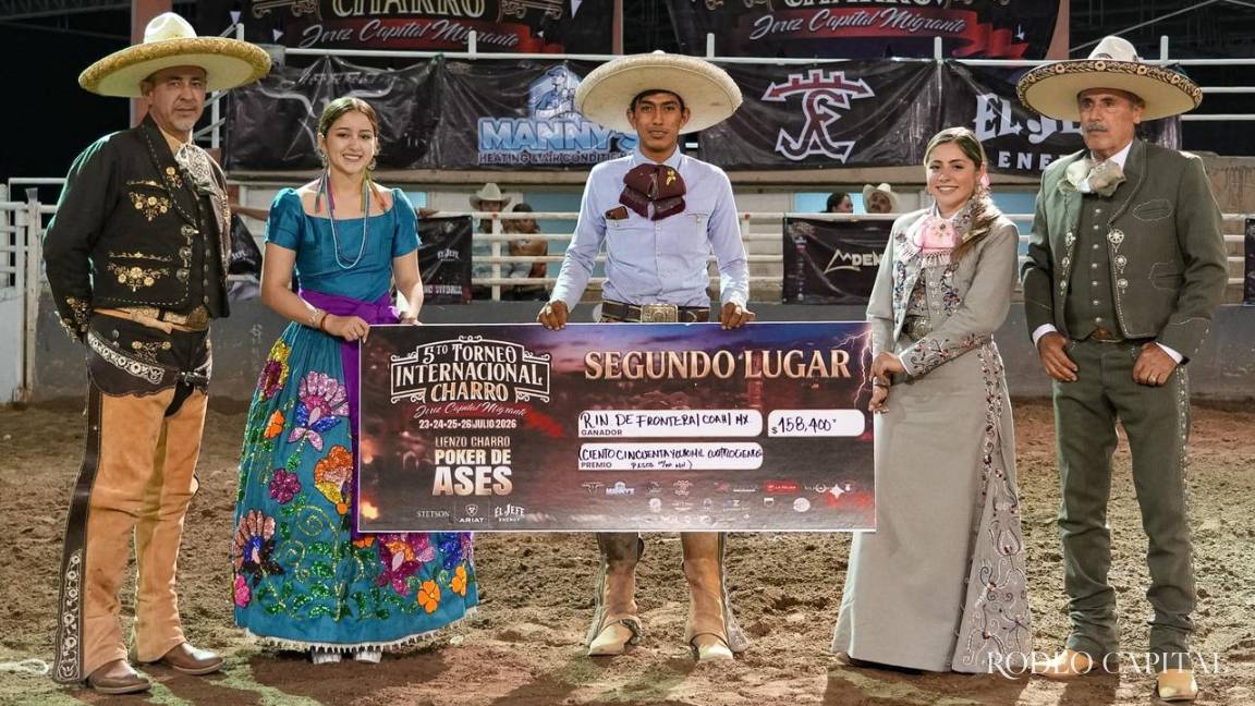 Rinconada de Frontera es subcampeón en Torneo Internacional Charro en Zacatecas