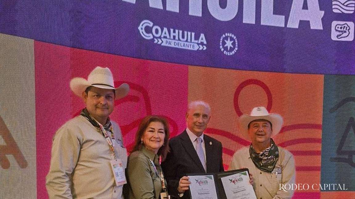 Reciben Arreada y Rodeo Rancho de Múzquiz tres reconocimientos en Tianguis Turístico