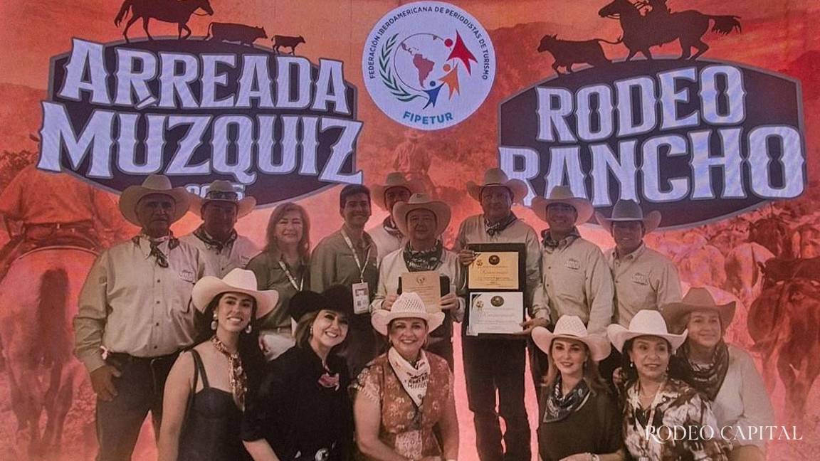 Reciben Arreada y Rodeo Rancho de Múzquiz tres reconocimientos en Tianguis Turístico