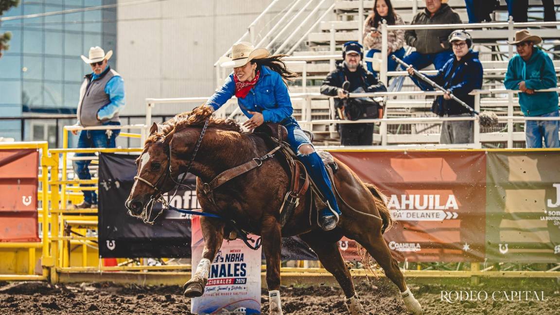 Graban durante el Rodeo Saltillo película sobre una barrilera