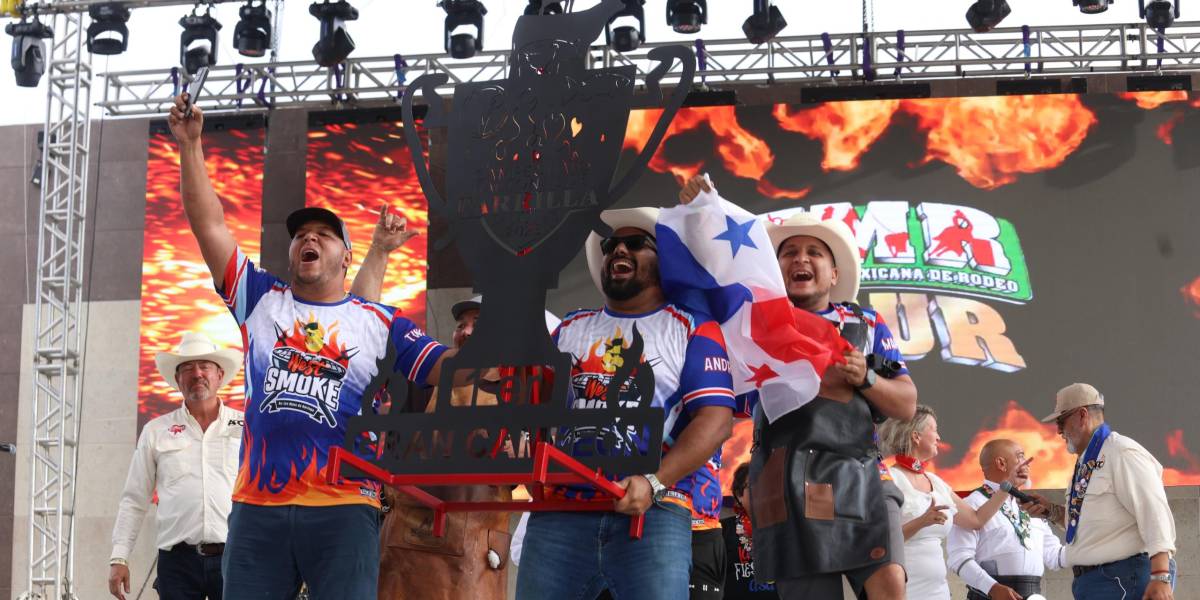 West Smoke, primer campeón del Campeonato Nacional de Parrilla: el premio se va hasta Panamá