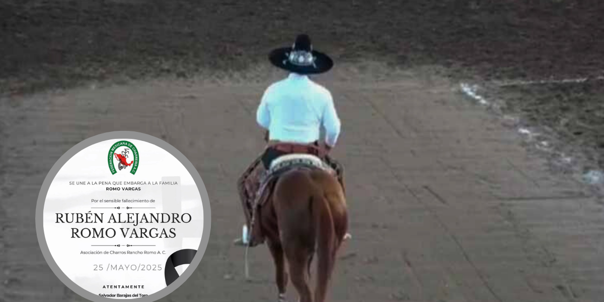 Charrería de luto: Rubén Romo fallece durante el Campeonato Estatal de Guanajuato