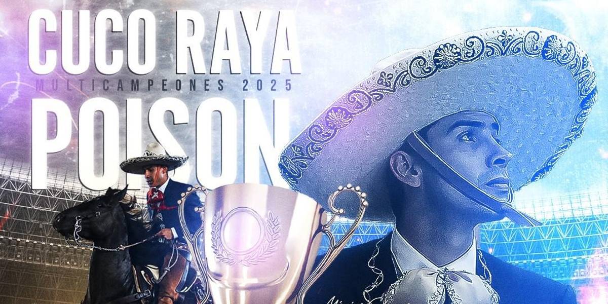 El charro Cuco Raya y RSC Poison han hecho historia en la charrería mexicana con seis triunfos en Cala de caballo.