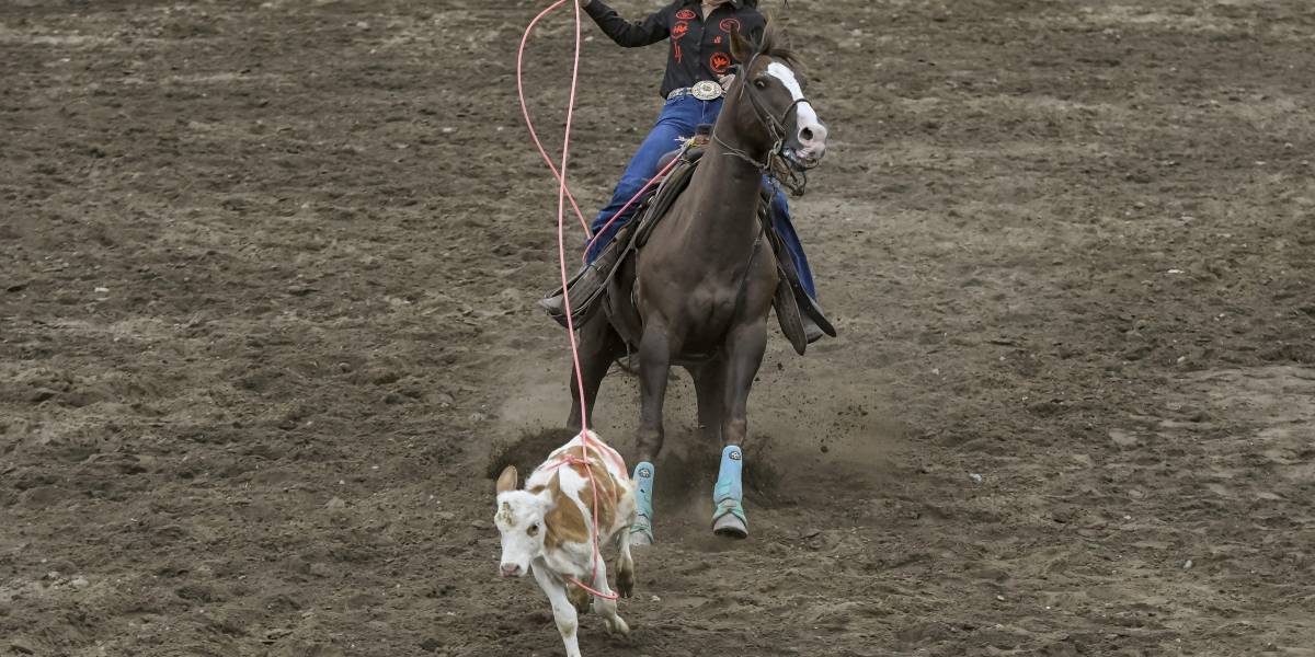 Naomi Jiménez fue la ganadora de Lazo en falso con un tiempo de 4.18 segundos.