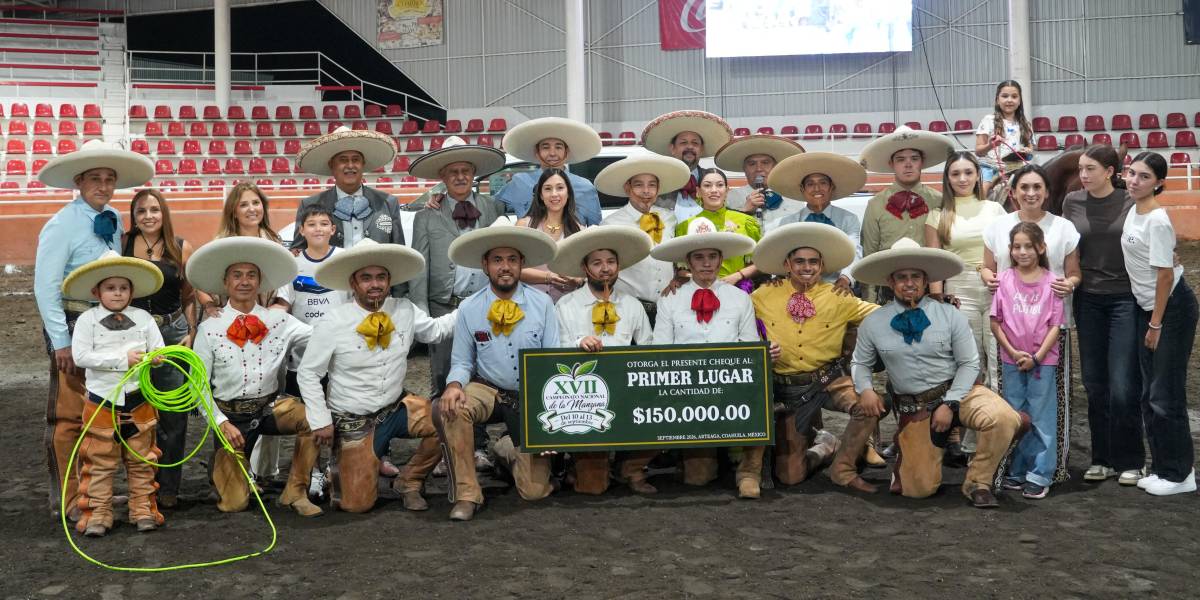 El Campeonato Nacional de la Manzana reunió durante cuatro días a equipos de charros y escaramuzas de entidades como Durango, San Luis Potosí, Tamaulipas, Aguascalientes, Nuevo León, Chihuahua y Coahuila.
