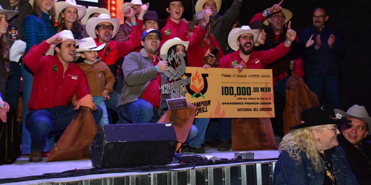 El equipo monclovense Chavochos BBQ se coronó como el triunfador indiscutible del certamen de parrilla en el Rodeo Saltillo. FOTOS: FRANCISCO MUÑIZ Y OMAR SAUCEDO