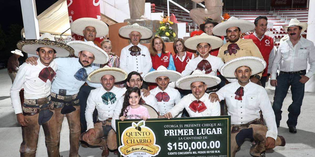 Hacienda de Guadalupe fue el campeón del Quinto Campeonato Nacional Charro.
