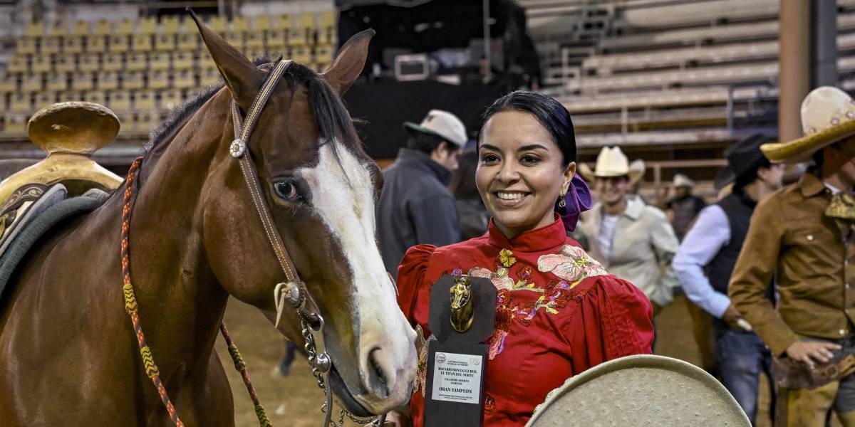 La escaramuza saltillense Ximena Herrera fue la ganadora del Caladero Abierto, es integrante de Hacienda Los Portales.