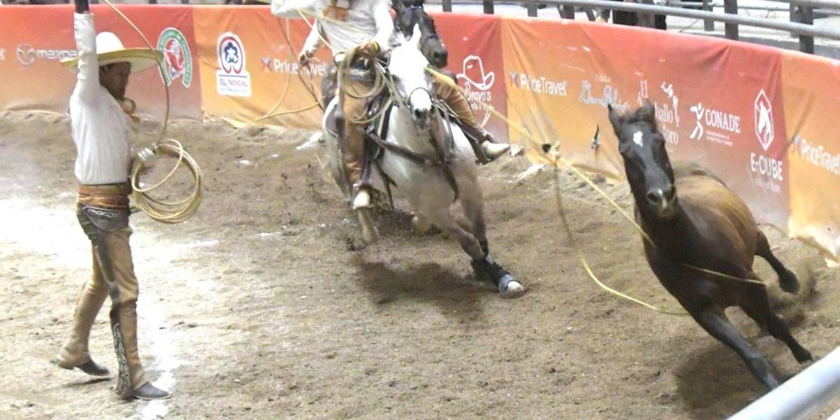 El equipo Rancho El Cortijo participó en el LXXXI Congreso y Campeonato Nacional Charro, que concluyó la semana pasada en Aguascalientes y llegó hasta las semifinales.