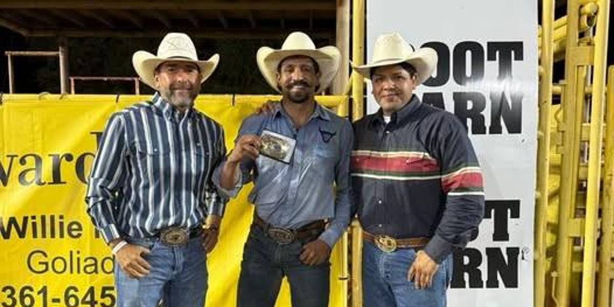 Francisco García ganó por segunda ocasión el Goliad PBR Challenger, en Texas.