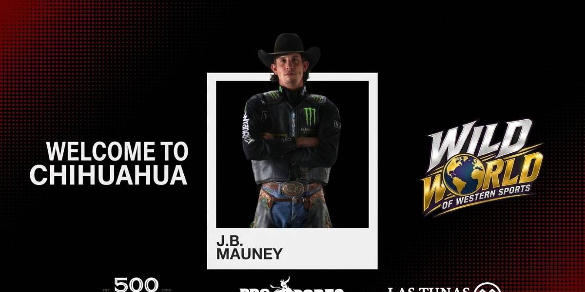 ExpoGan Chihuahua recibirá este fin de semana a la leyenda del rodeo norteamericano, J.B. Mauney.