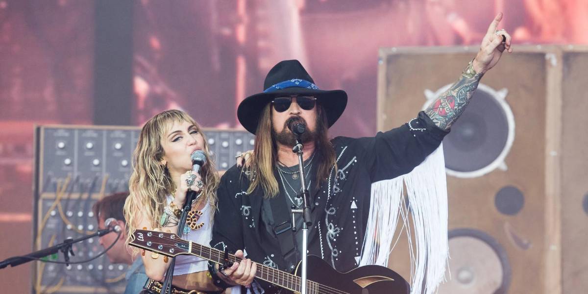 Billy Ray Cyrus y Miley Cyrus