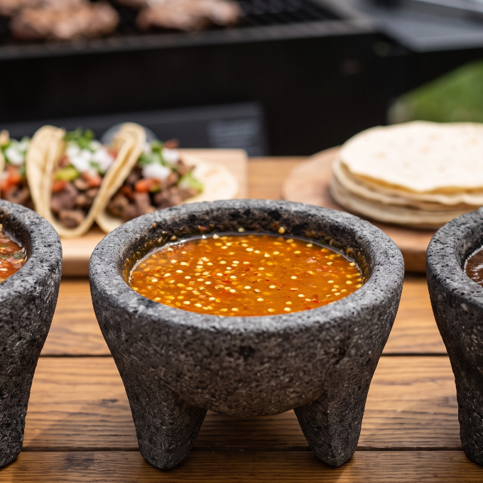La técnica milenaria del molcajete, el origen vivo del mulli mexicano.