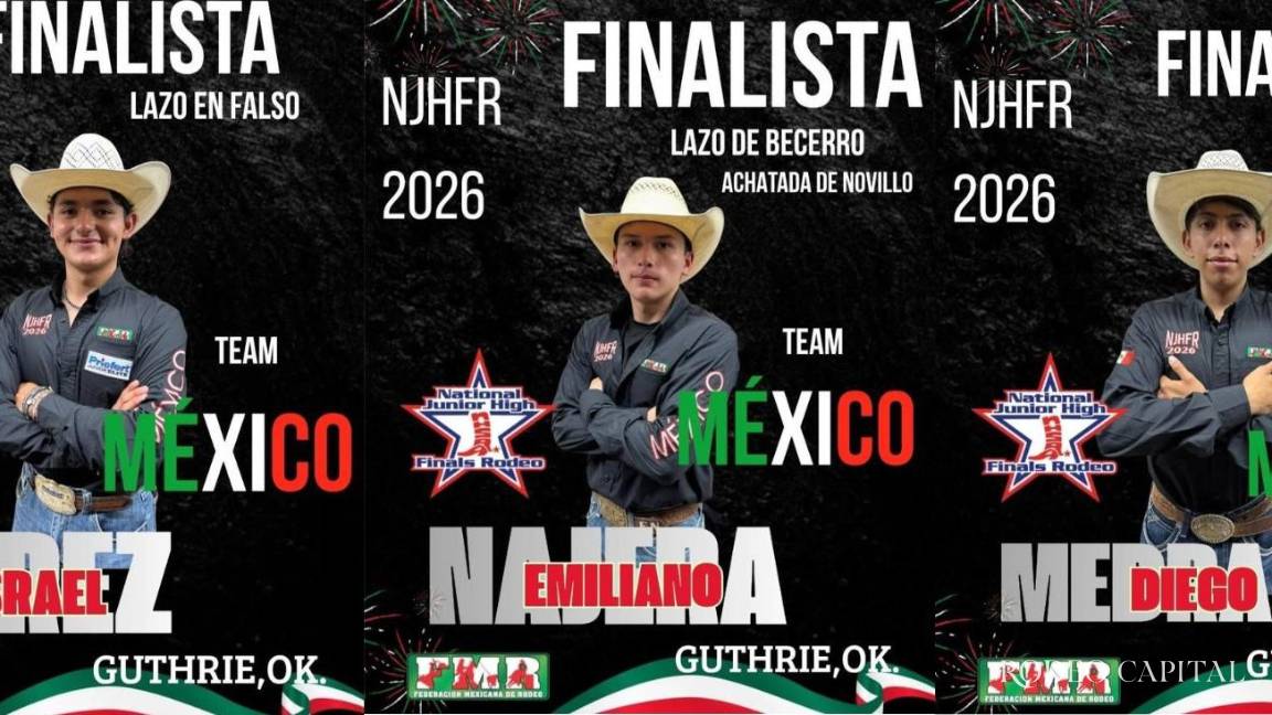 Califican tres jóvenes saltillenses a la gran final de la NJHFR