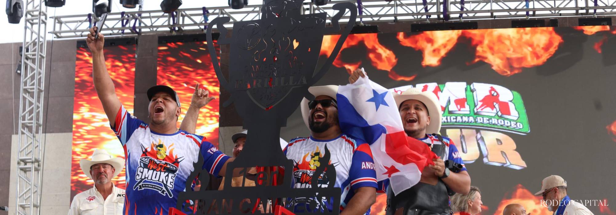 West Smoke, primer campeón del Campeonato Nacional de Parrilla: el premio se va hasta Panamá