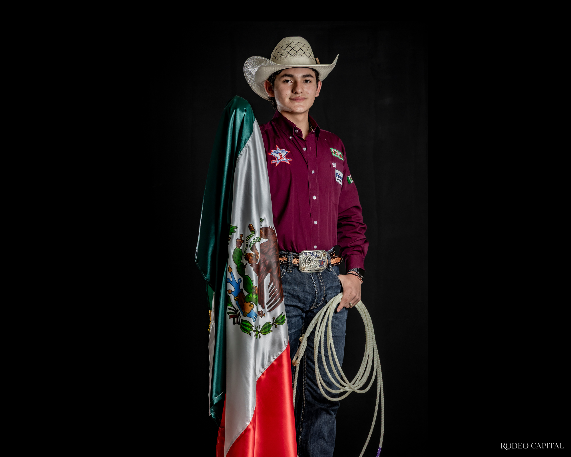 $!En un año, Israel ascendió del lugar 22 al tercero en el National Junior High Finals Rodeo realizado en Iowa, EU. FOTO: OMAR SAUCEDO
