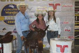 Andrea Delgado quedó campeona en dos categorías: Carrera entre Polos y Carrera de Barriles.