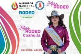 La monclovense Carolina García competirá para ser Miss Rodeo México en NHSRF