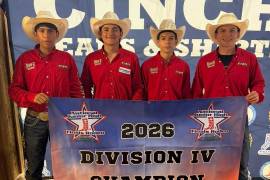 Los jinetes del equipo mexicano en la División 4 tuvieron un excelente desempeño en la Lazy E Arena de Oklahoma durante el National Junior High Finals Rodeo (NJHFR).