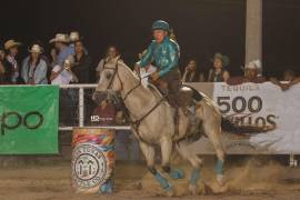 Nasyerih Yeverino será la única vaquera coahuilense presente en el Campeonato Nacional de Rodeo, en Chihuahua.