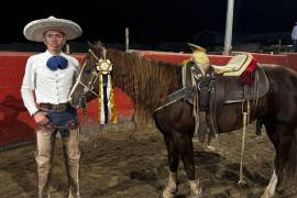 Alejandro Guerra y su caballo, El Cadete, fueron los ganadores del primer lugar.