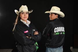Alejandra y José encabezaron la cosecha de medallas de Coahuila en San Luis Potosí. FOTO: OMAR SAUCEDO