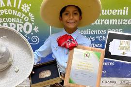 Jesús Fermín logró, hace apenas unos meses, el tercer lugar nacional como charro completo en su categoría.