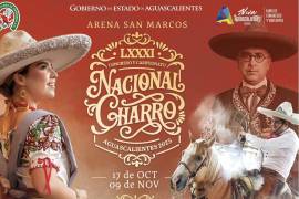 La fiesta más grande de la charrería en México inicia hoy en Aguascalientes.