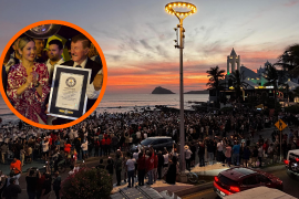 En el malecón porteño se reunieron 255 músicos de la ciudad y del resto del país.