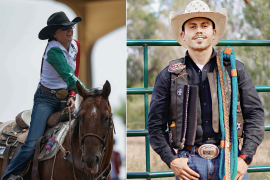 Johanna Acosta y Héctor Cardona compitieron en el NFR Open 2024, donde consiguieron el 4to y 1er lugar respectivamente.