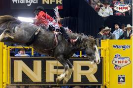 Rocker Steiner se enfrentó al caballo Silver Beaver y logró 88 puntos para llevarse el primer lugar de la segunda ronda en Caballo con Pretal.