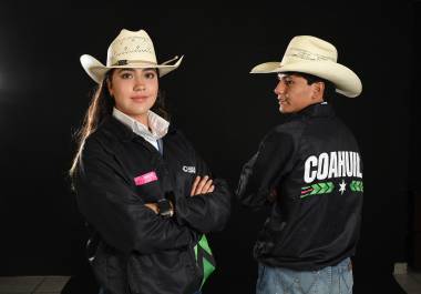 Alejandra y José encabezaron la cosecha de medallas de Coahuila en San Luis Potosí. FOTO: OMAR SAUCEDO