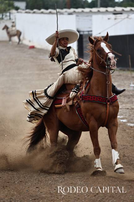 $!Queda inconcluso por mal clima el Circuito Charro Coahuilense