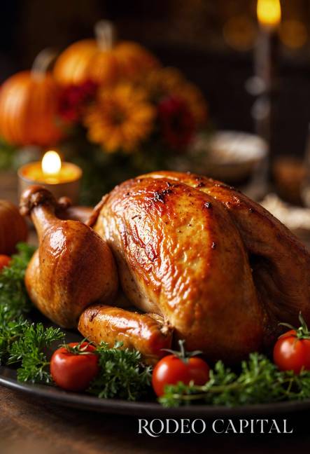 $!Pavo relleno, un clásico que marca la mesa de Nochebuena.