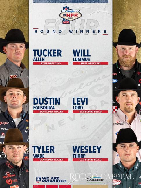 $!Bryce Jensen sorprende en la monta de toro, el novato consigue su primera victoria en NFR