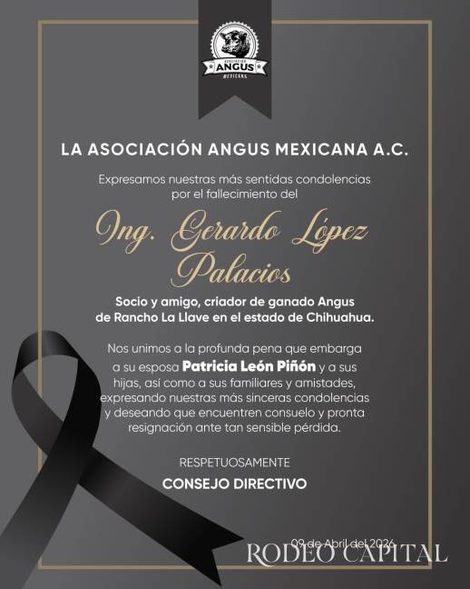 $!Lamentan asesinato de ganadero en Chihuahua; hay dos detenidos