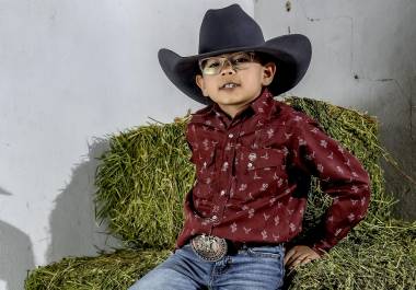 Inés Ballesteros Díaz escribe su historia a galope firme. FOTOS: OMAR SAUCEDO