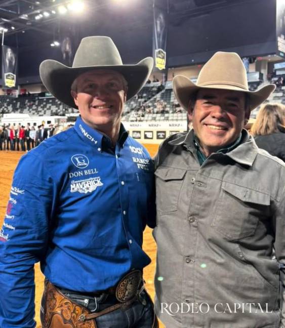 $!David Alonso, consejero de RODEO CAPITAL, con Casey Deary.