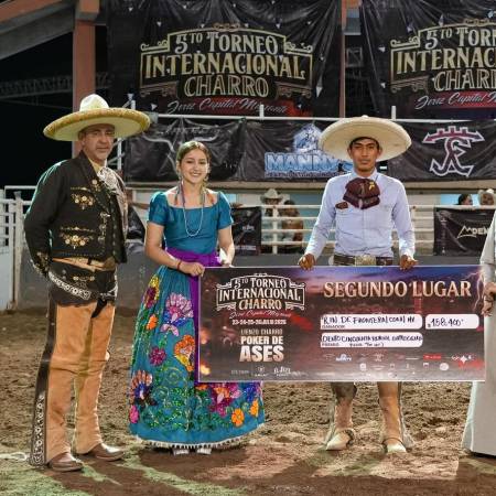 Sebastián Hurtado quedó subcampeón con su equipo Rinconada de Frontera y en lo individual también fue subcampeón en el Coleadero Migrante.