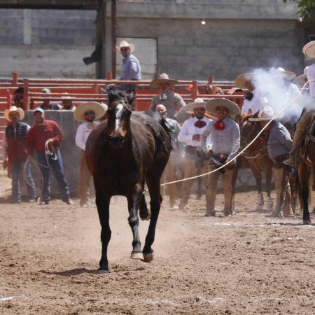 El Lienzo Charro Hacienda La Purísima recibió a los equipos que participaron en la primera etapa de este certamen que se desarrolla durante el año.