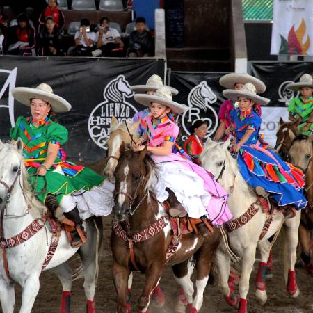 La Escaramuza Charra de Saltillo categoría Infantil A tuvo una destacada participación como la única representante de Coahuila en la Olimpiada Nacional CONADE.